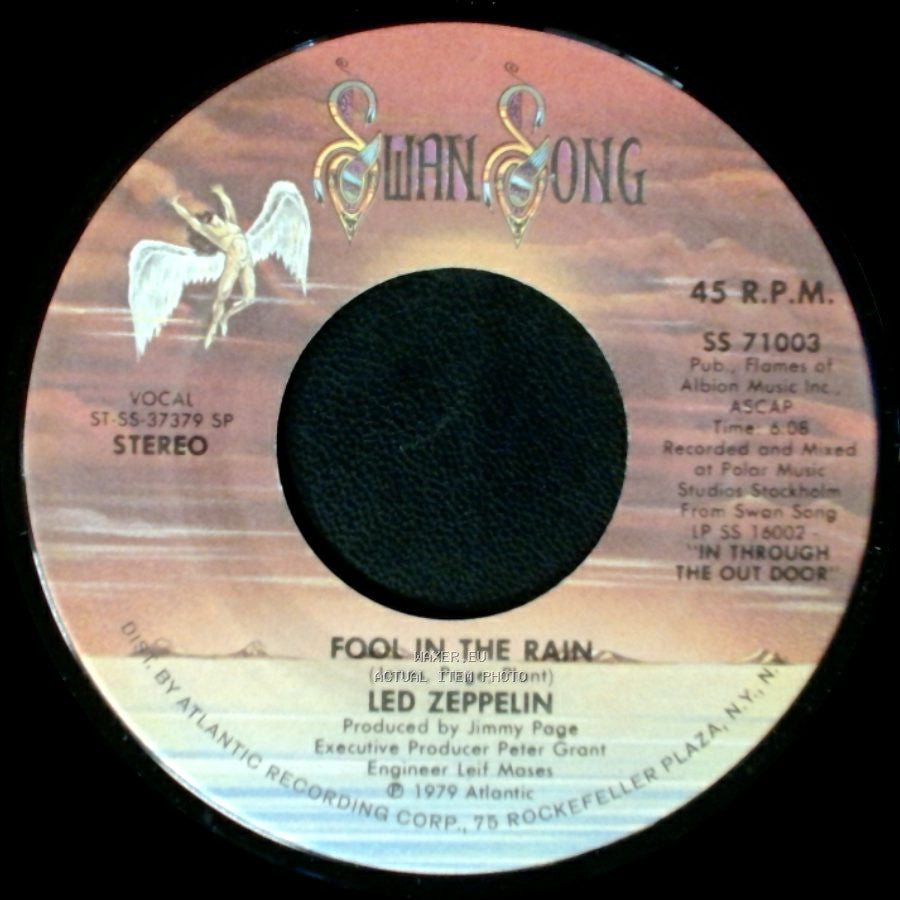 Led Zeppelin - Hot Dog / Fool In The Rain side B