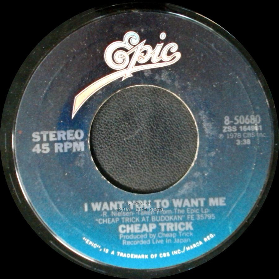 Cheap Trick - I Want You To Want Me / Clock Strikes Ten side A