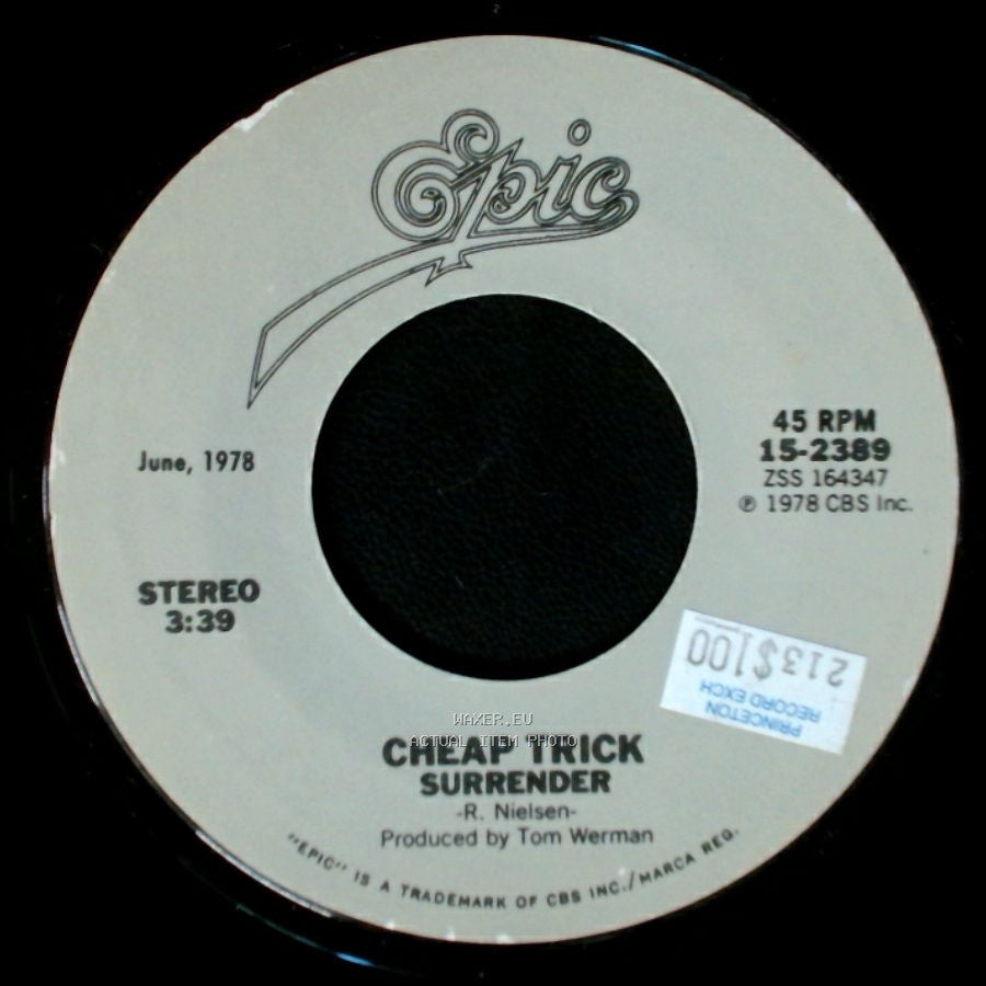 Cheap Trick - Dream Police / Surrender side B