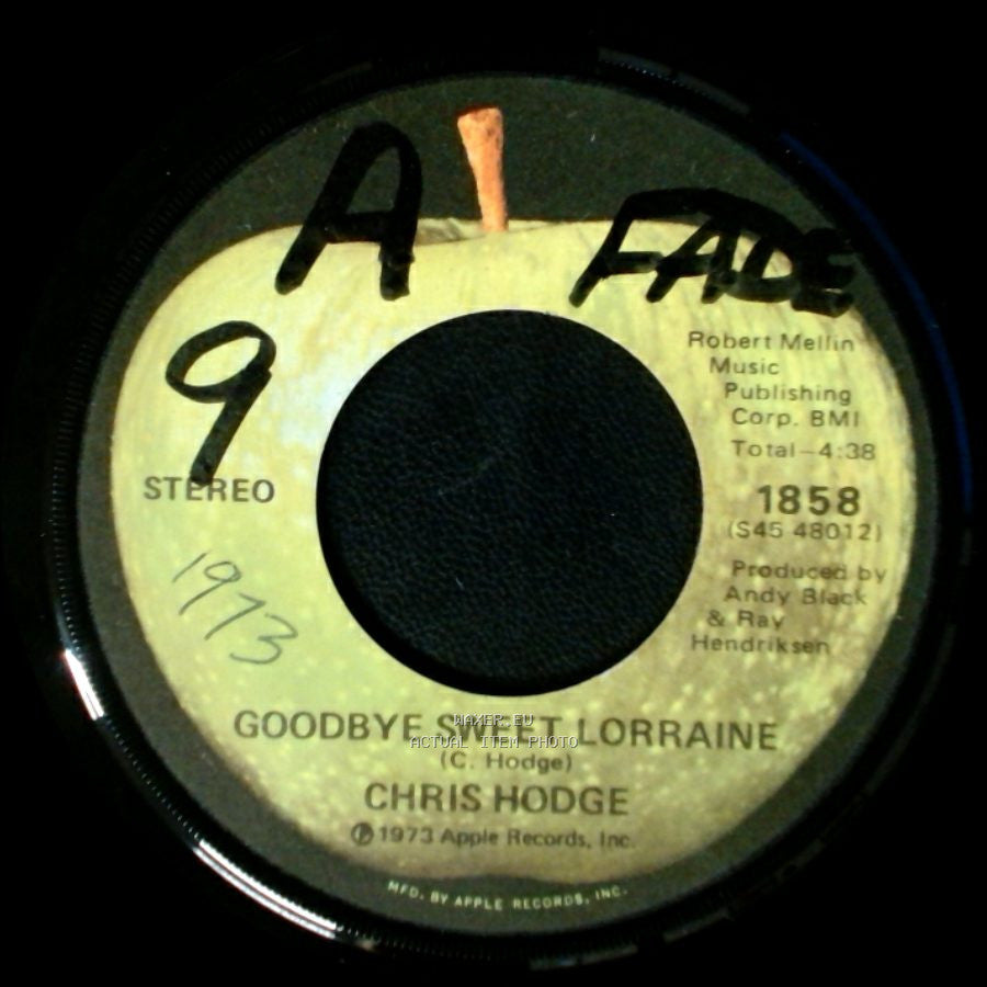 Chris Hodge - Contact Love / Goodbye Sweet Lorraine side B