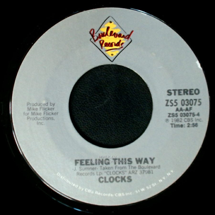 Clocks - She Looks A Lot Like You / Feeling This Way side B