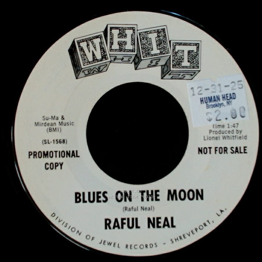 Raful Neal - Let's Work Together / Blues On The Moon side B