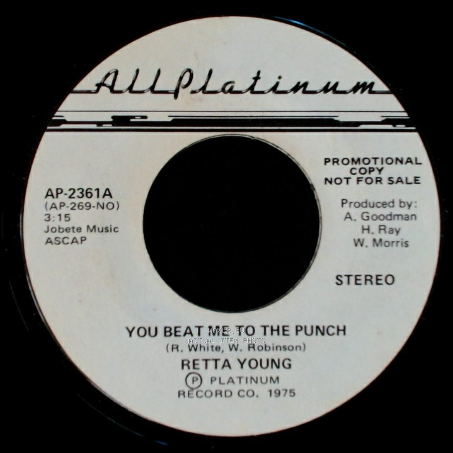 Retta Young - You Beat Me To The Punch / You Beat Me To The Punch side A