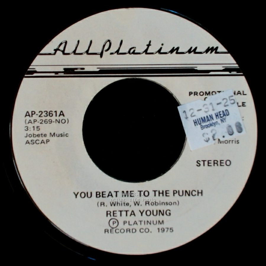 Retta Young - You Beat Me To The Punch / You Beat Me To The Punch side B