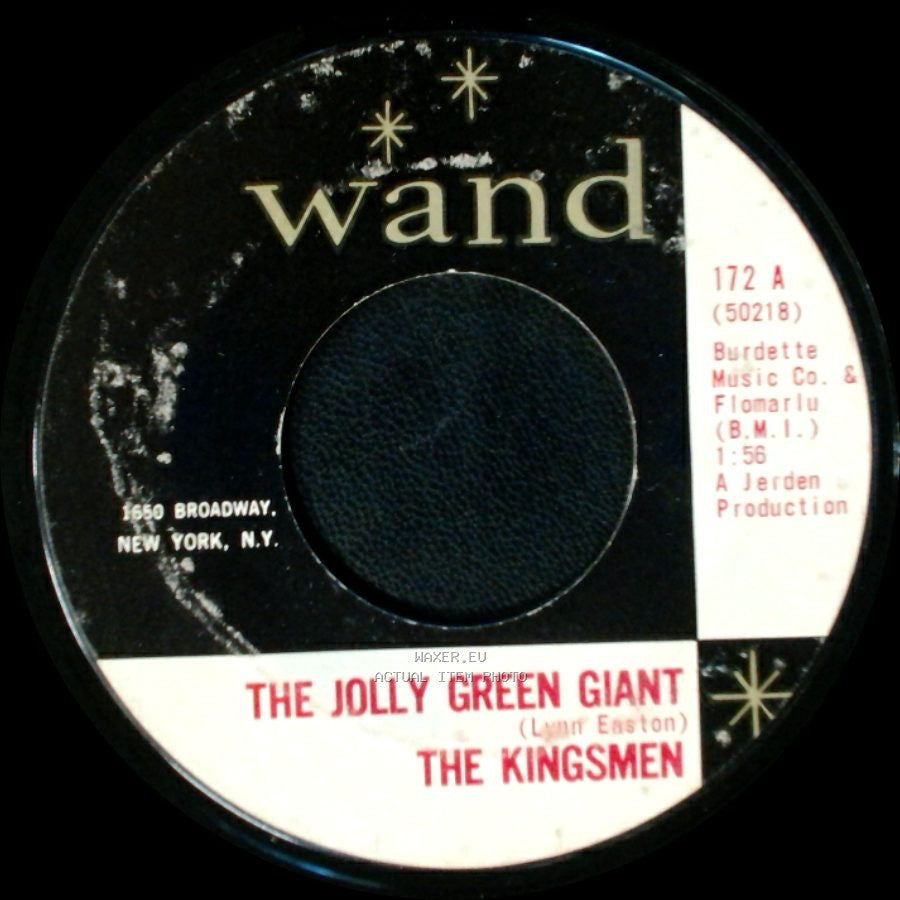 The Kingsmen - The Jolly Green Giant / Long Green side A