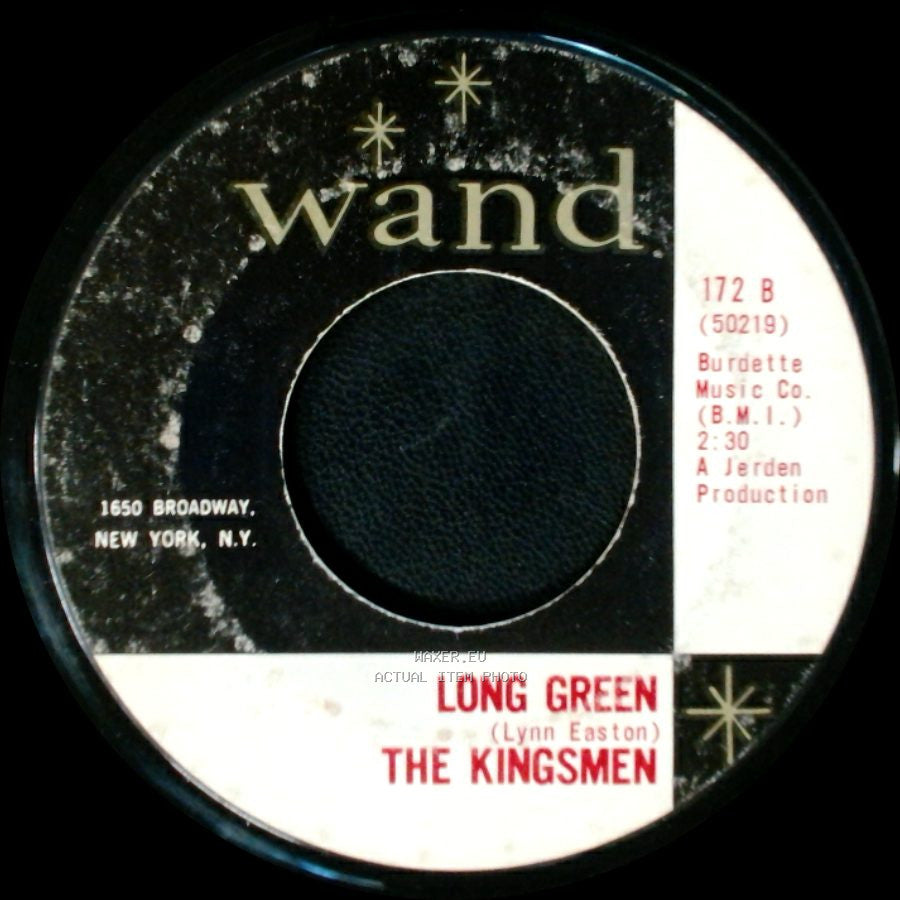 The Kingsmen - The Jolly Green Giant / Long Green side B