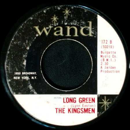 The Kingsmen - The Jolly Green Giant / Long Green side B