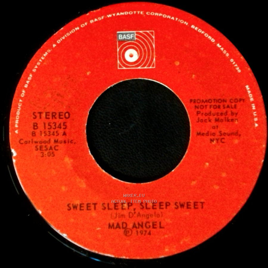 Mad Angel - Sweet Sleep, Sleep Sweet / Can't Run Can't Hide side A
