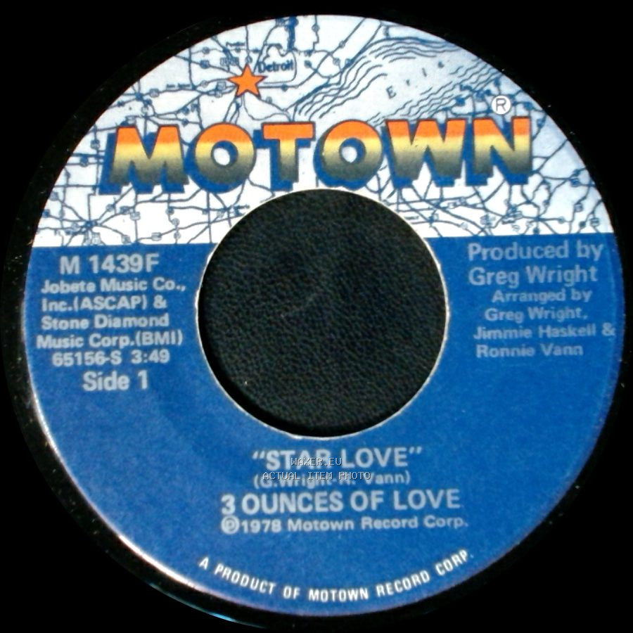 3 Ounces Of Love - Star Love / I Found The Feeling side A