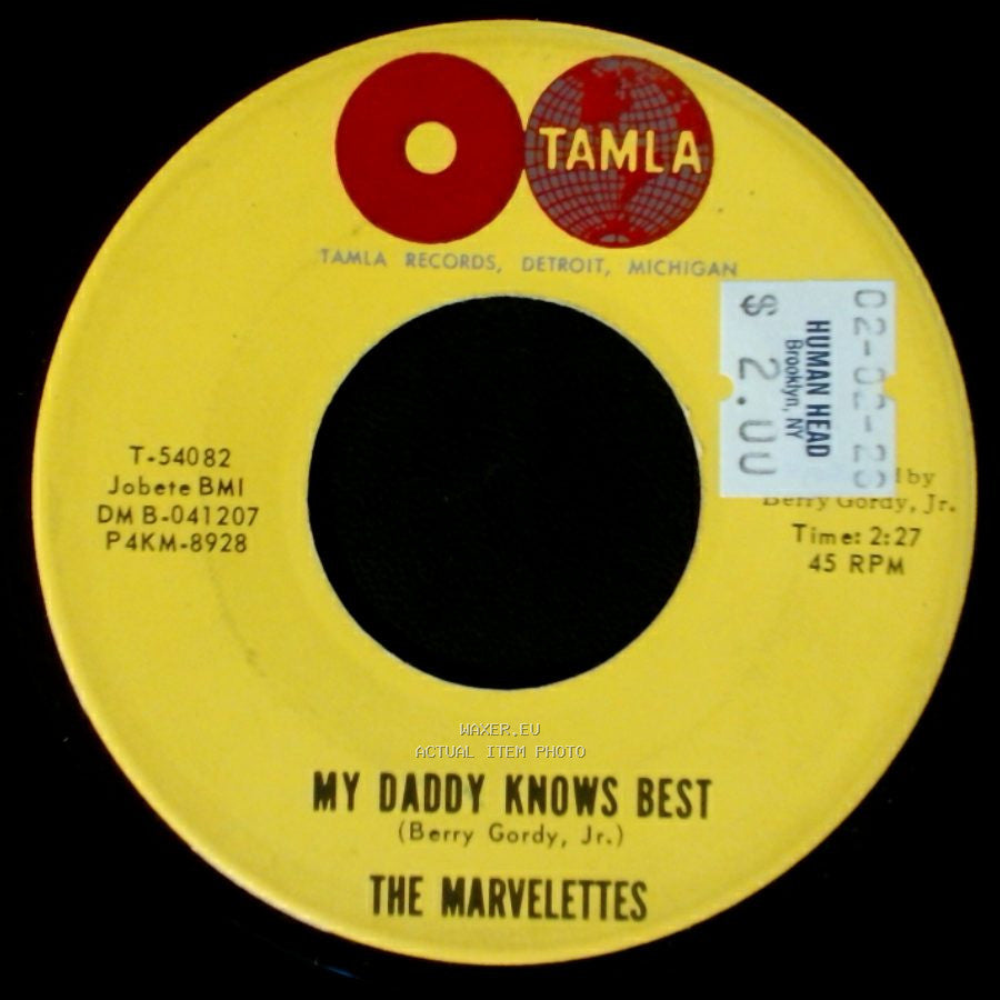 The Marvelettes - Tie A String Around Your Finger / My Daddy Knows Best side B