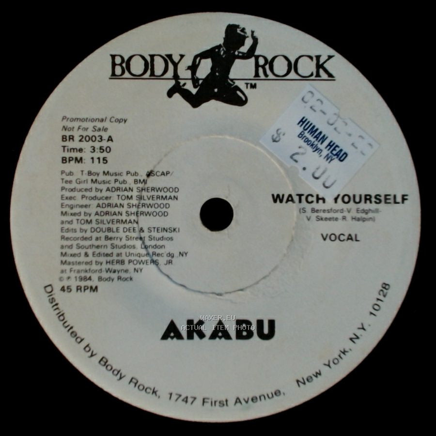 Akabu - Watch Yourself / Watch Yourself side A