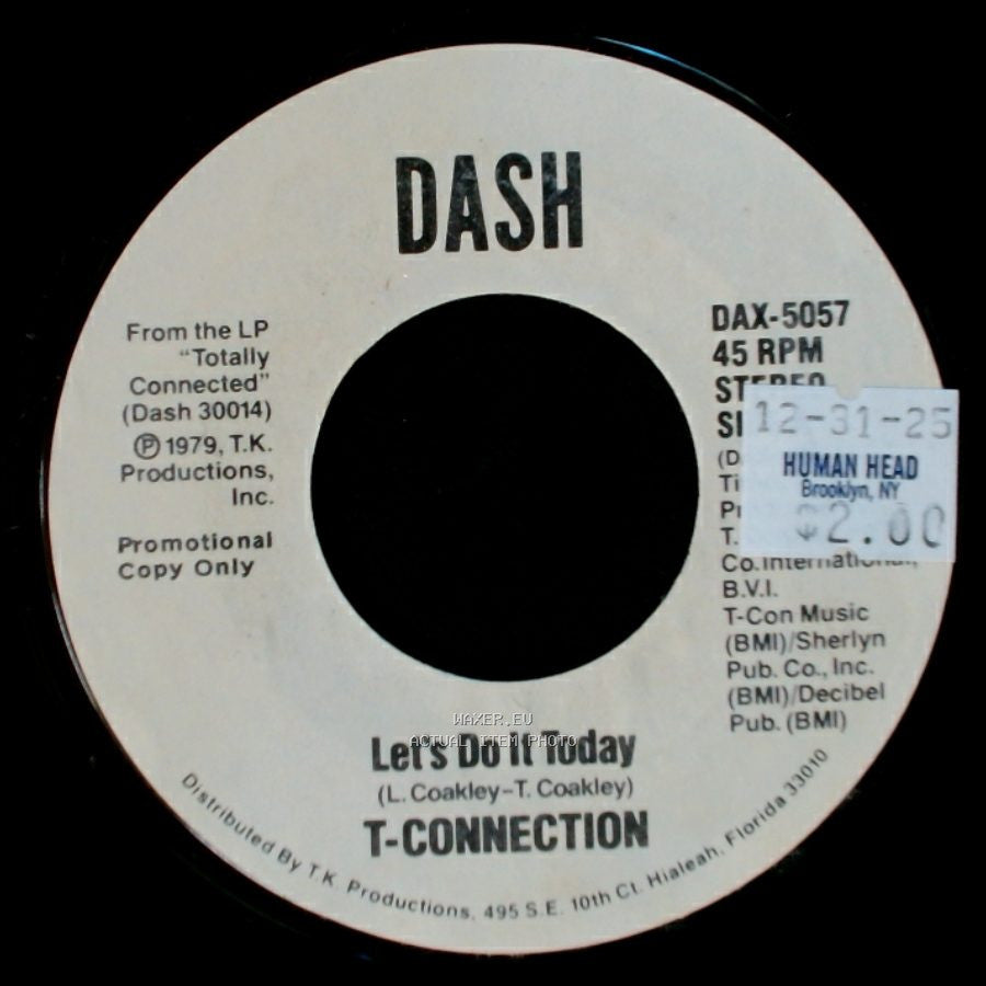 T-Connection - Let's Do It Today / Let's Do It Today side B