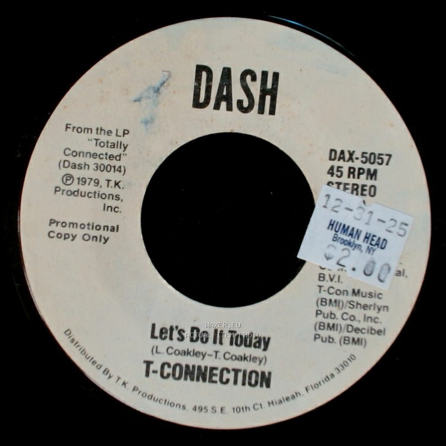 T-Connection - Let's Do It Today / Let's Do It Today side B