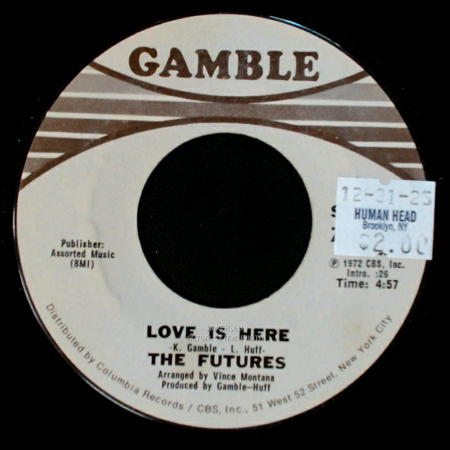 The Futures - Love Is Here / Stay With Me side A