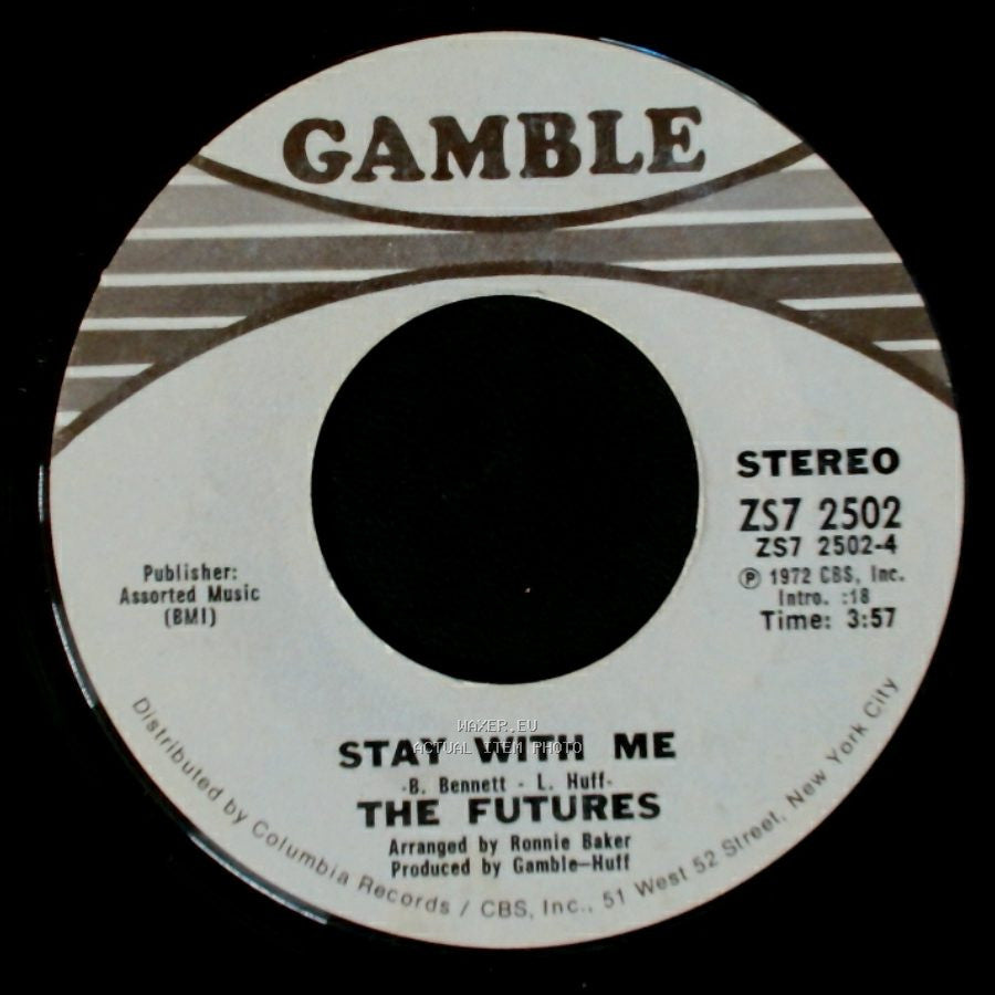 The Futures - Love Is Here / Stay With Me side B