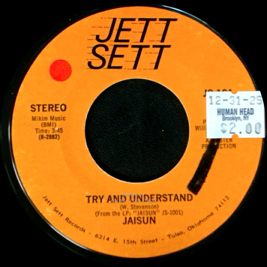 Jaisun - Try And Understand / I Fall In Love Everyday side A