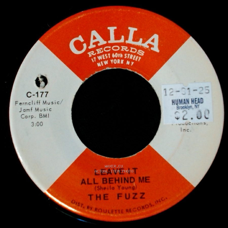 The Fuzz - Like An Open Door / Leave It All Behind Me side B