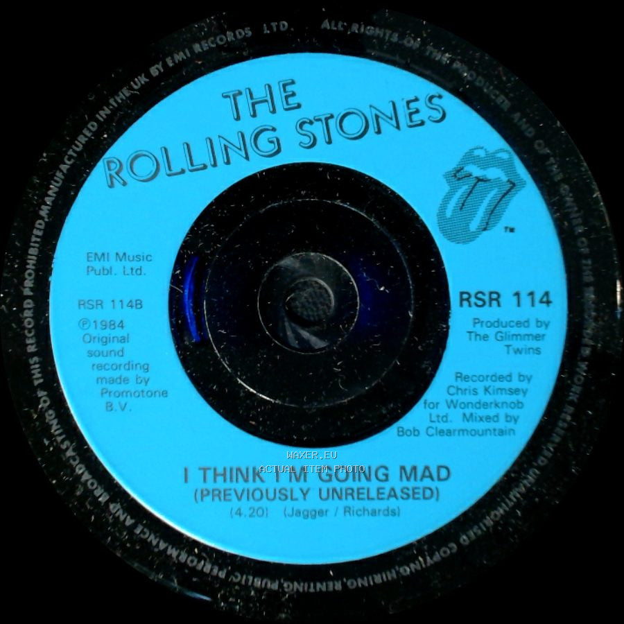 The Rolling Stones - She Was Hot / I Think I'm Going Mad (Previously Unreleased) side B