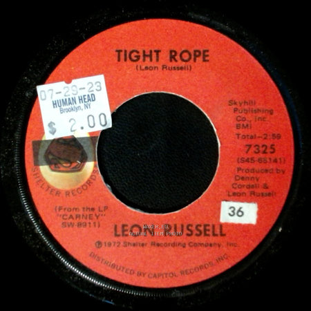 Leon Russell - This Masquerade / Tight Rope side B