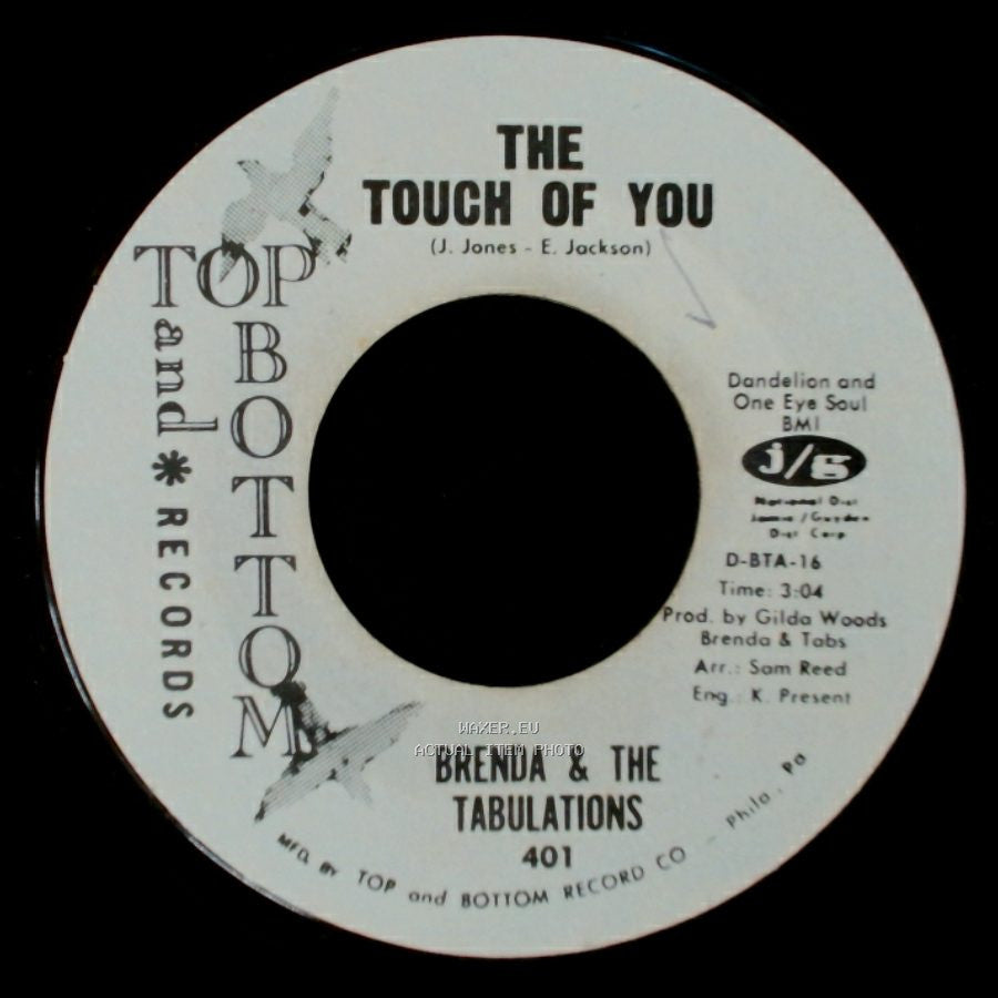 Brenda & The Tabulations - The Touch Of You / Stop Sneaking Around side A