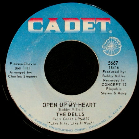 The Dells - Open Up My Heart / Nadine side A
