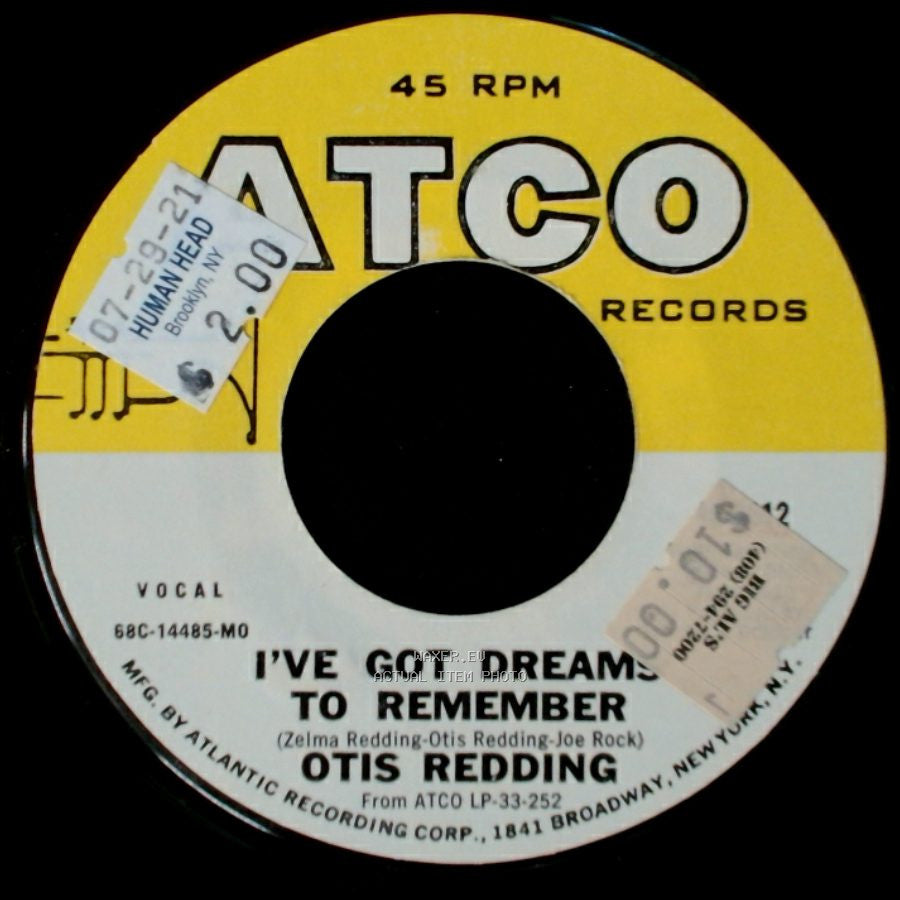Otis Redding - Nobody's Fault But Mine / I've Got Dreams To Remember side B