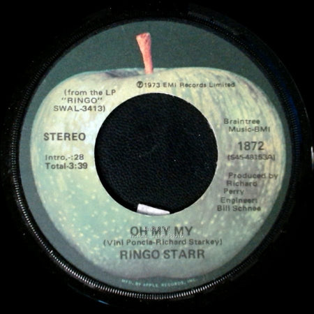 Ringo Starr - Stereophile Light / Oh My My side B