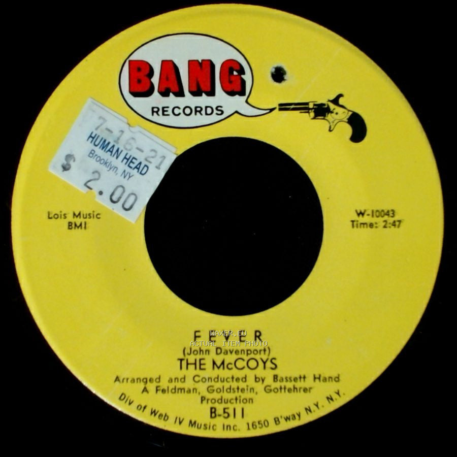 The Mccoys - Sorrow / Fever side B