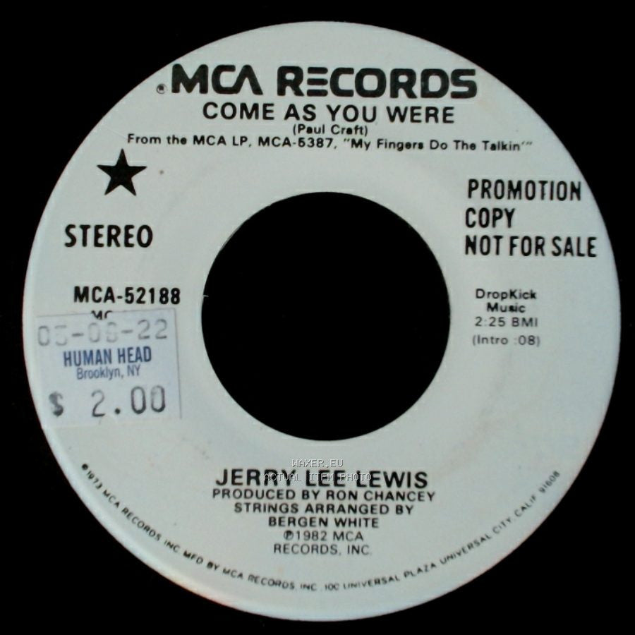 Jerry Lee Lewis - Come As You Were / Come As You Were side B