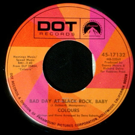 Colours - Love Heals / Bad Day At Black Rock, Baby side B