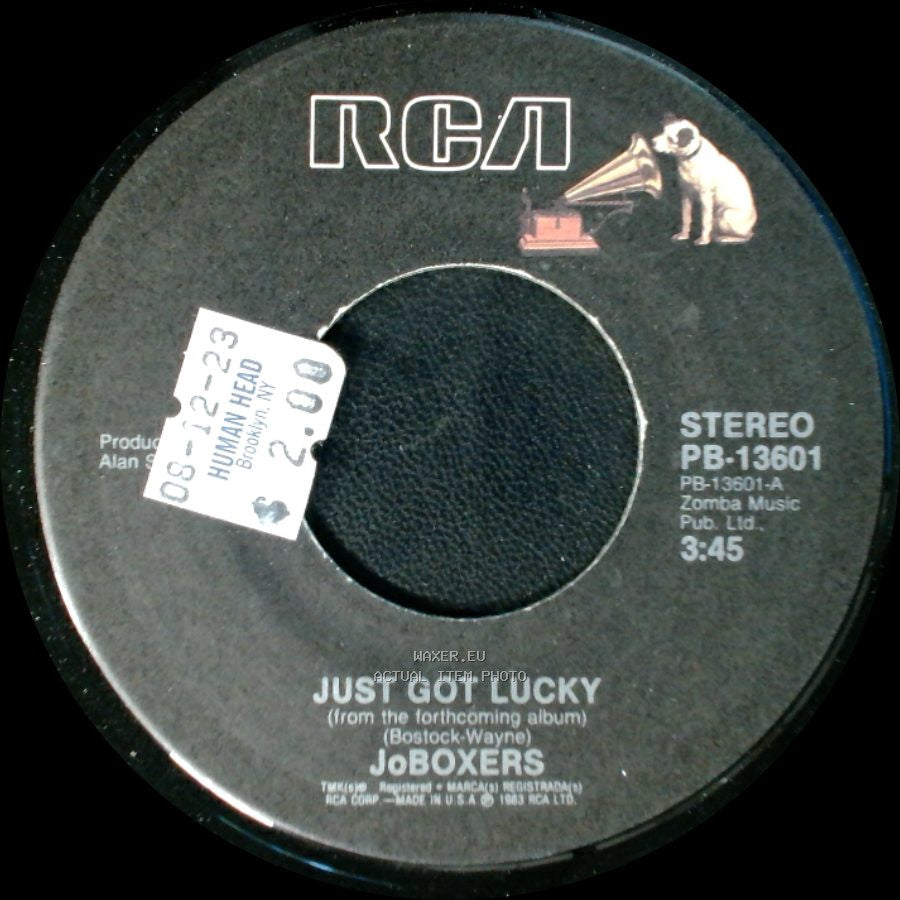 Joboxers - Just Got Lucky / Forget Me Love side A