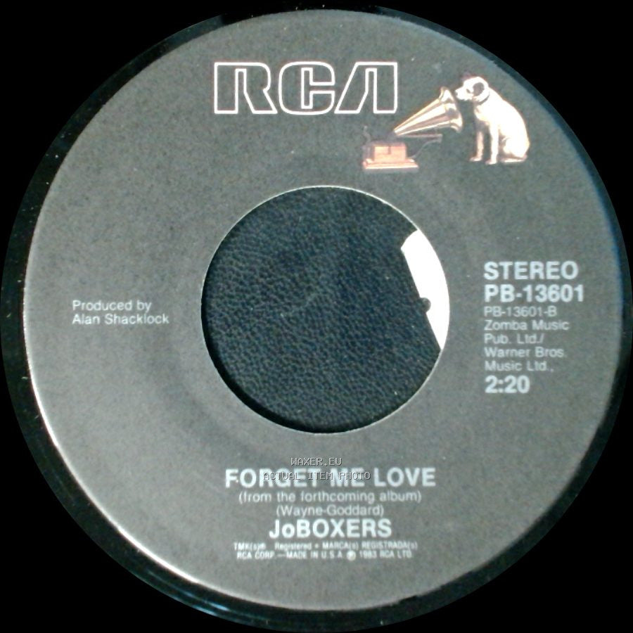 Joboxers - Just Got Lucky / Forget Me Love side B