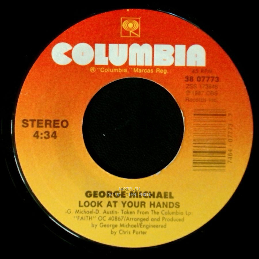 George Michael - Look At Your Hands / One More Try side A
