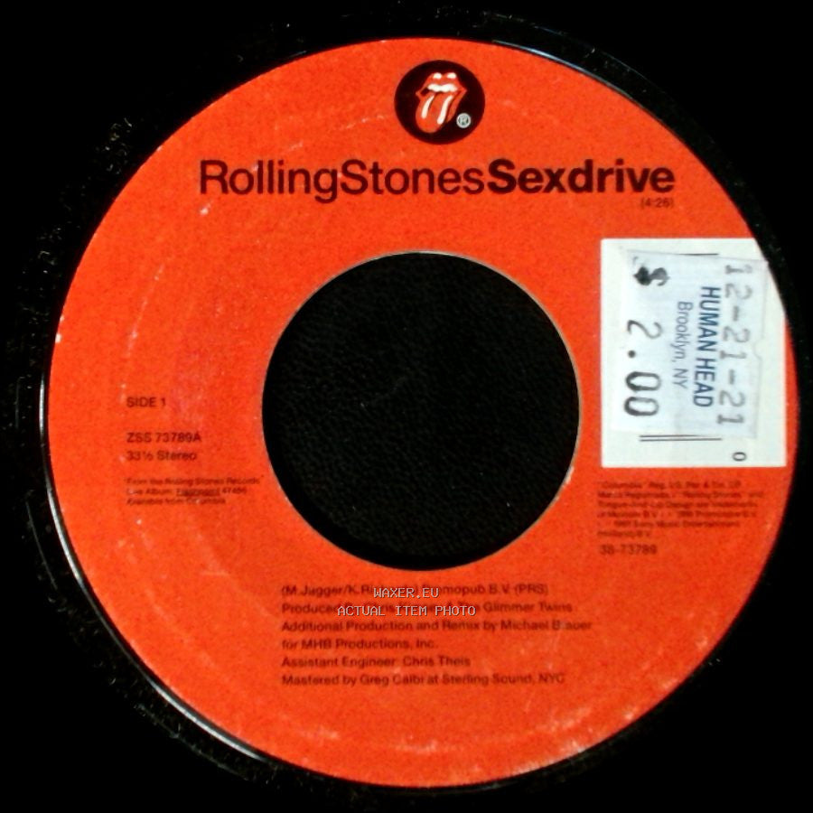 Rolling Stones - Sexdrive / Undercover Of The Night side A