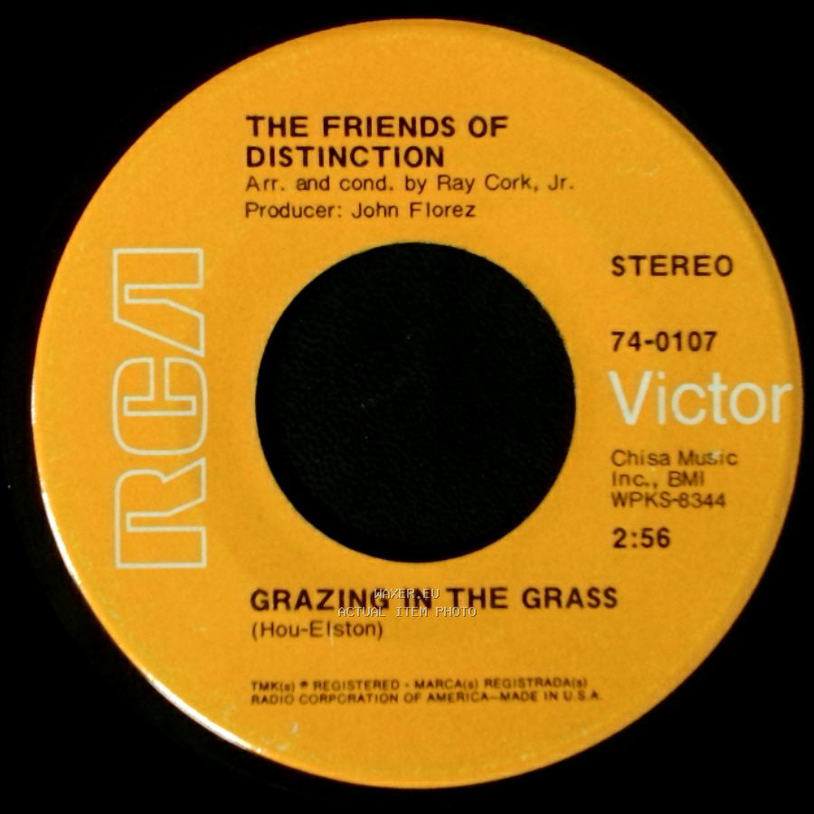 The Friends Of Distinction - I Really Hope You Do / Grazing In The Grass side B