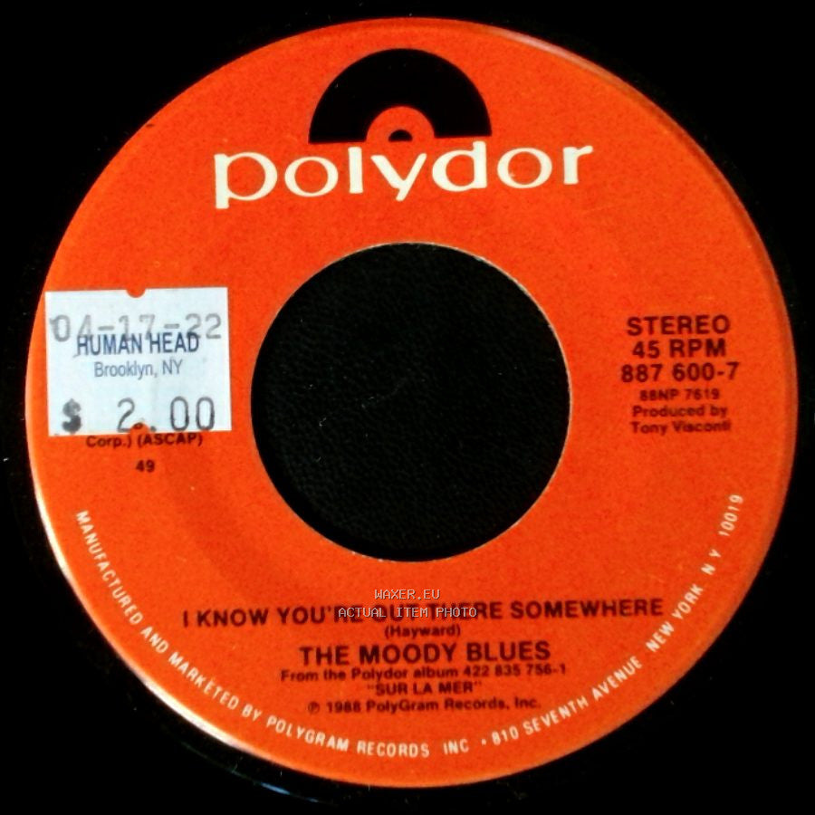 The Moody Blues - I Know You're Out There Somewhere / Miracle side A