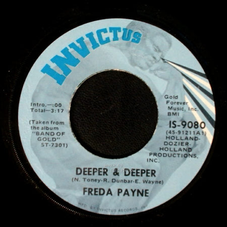Freda Payne - Unhooked Generation / Deeper & Deeper side B