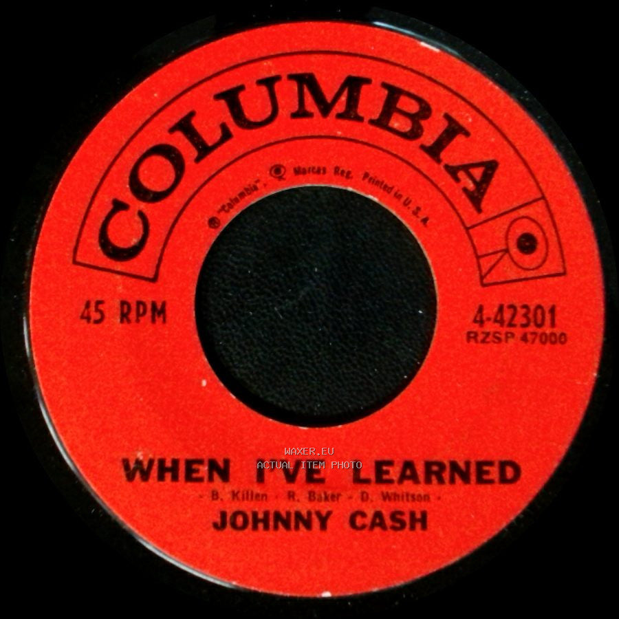 Johnny Cash - When I've Learned / The Big Battle side A