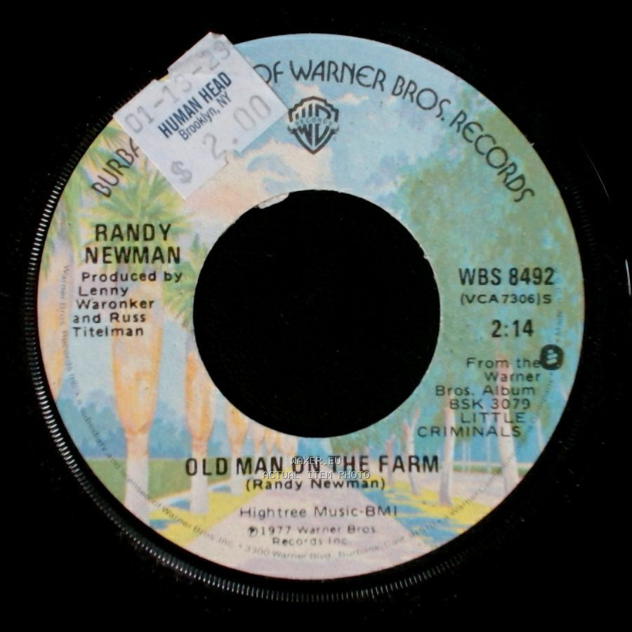 Randy Newman - Old Man On The Farm / Short People side A