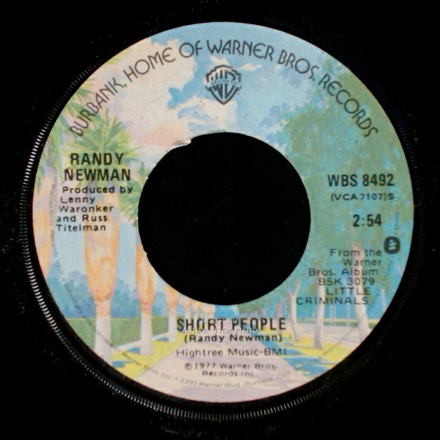 Randy Newman - Old Man On The Farm / Short People side B