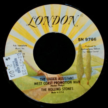 The Rolling Stones - The Under Assistant West Coast Promotion Man / (I Can't Get No) Satisfaction side A