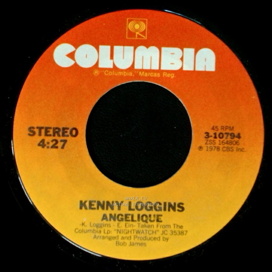 Kenny Loggins - Angelique / Whenever I Call You "Friend" side A