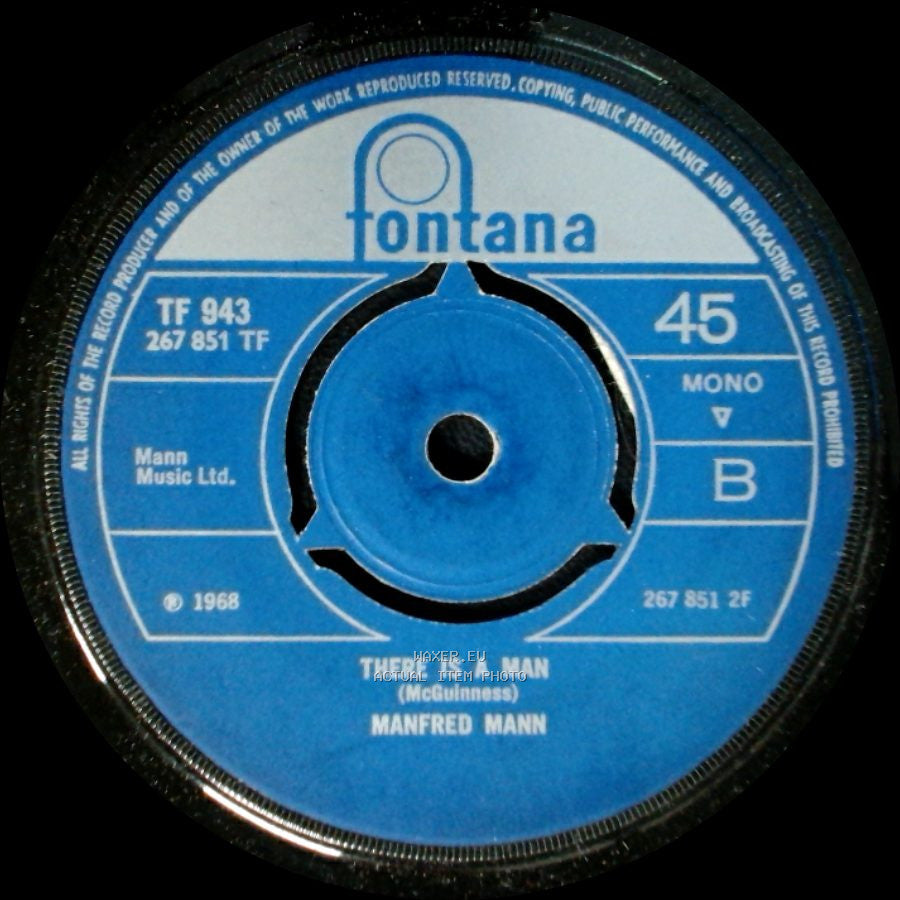 Manfred Mann - My Name Is Jack / There Is A Man side B