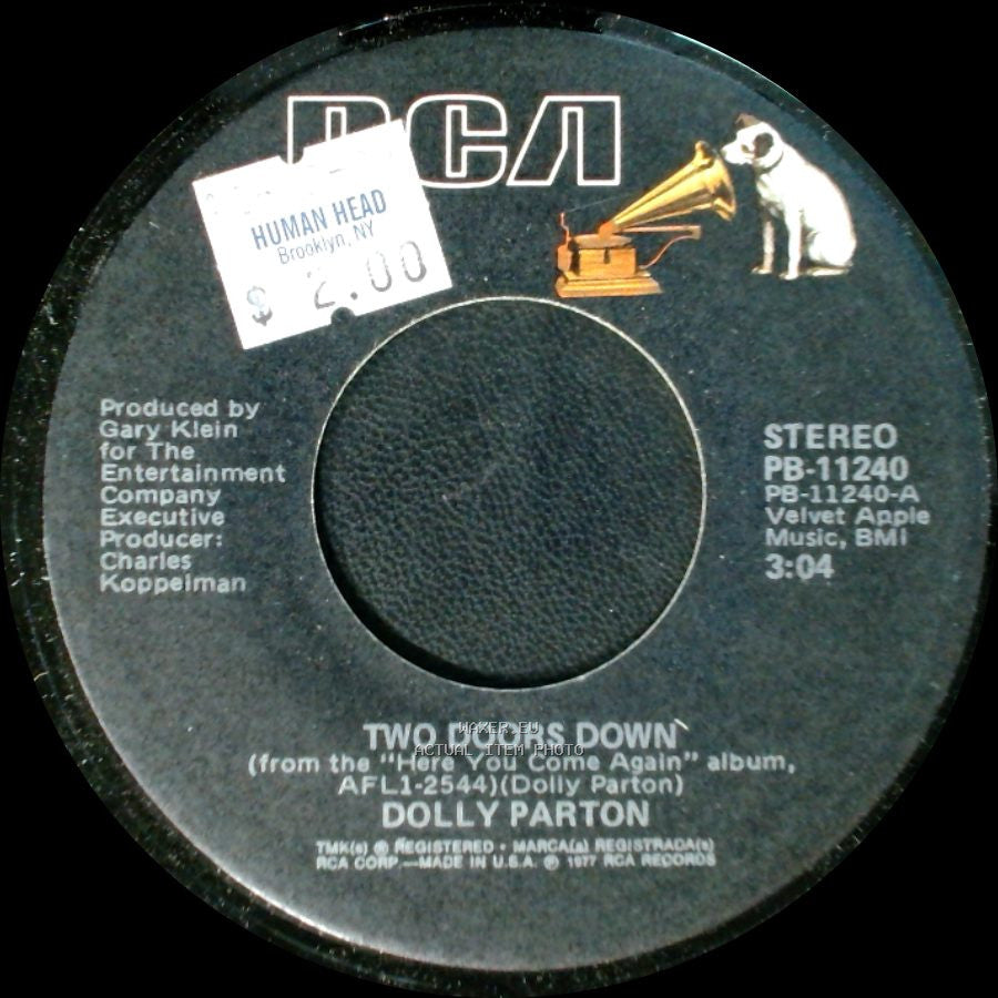 Dolly Parton - Two Doors Down / It's All Wrong, But It's All Right side A