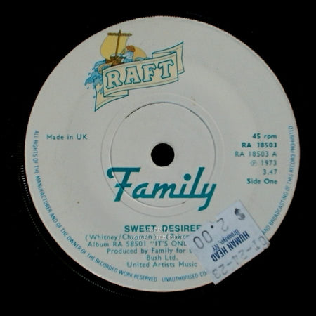 Family - Sweet Desiree / Drink To You side A