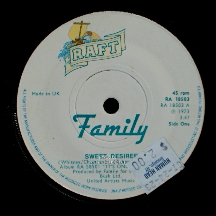 Family - Sweet Desiree / Drink To You side A