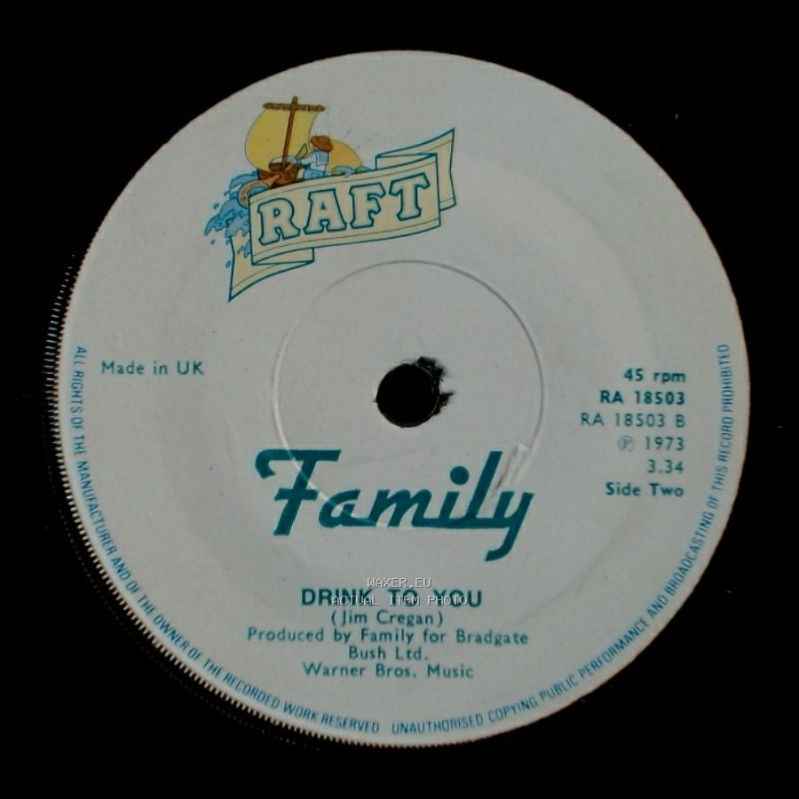 Family - Sweet Desiree / Drink To You side B