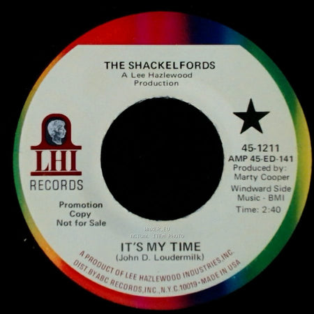 The Shackelfords - One More Time, Billy Brown / It's My Time side B
