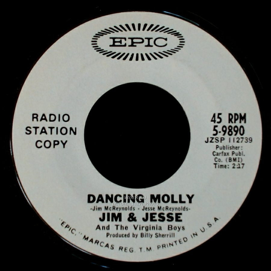 Jim & Jesse / Jim & Jesse And The Virginia Boys - Dancing Molly / Johnny B. Goode side A
