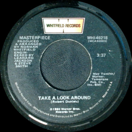 Masterpiece - The Girl's Alright With Me / Take A Look Around side B